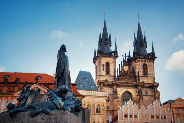 Old Town Square edifícios — Fotografia de Stock