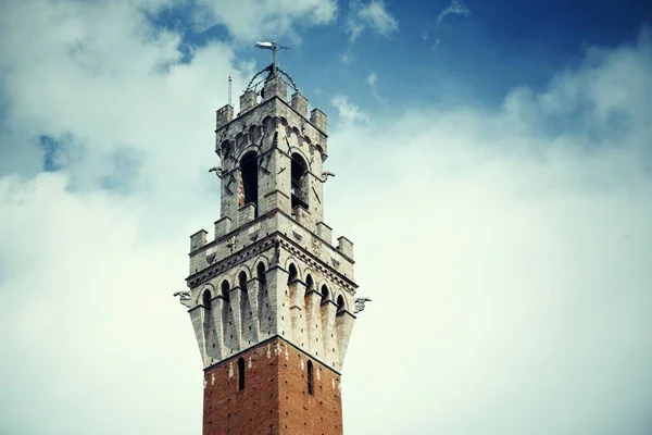 Siena City Hall zvonice — Stock fotografie