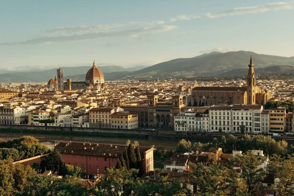 Florence skyline view takterrass — Stockfoto