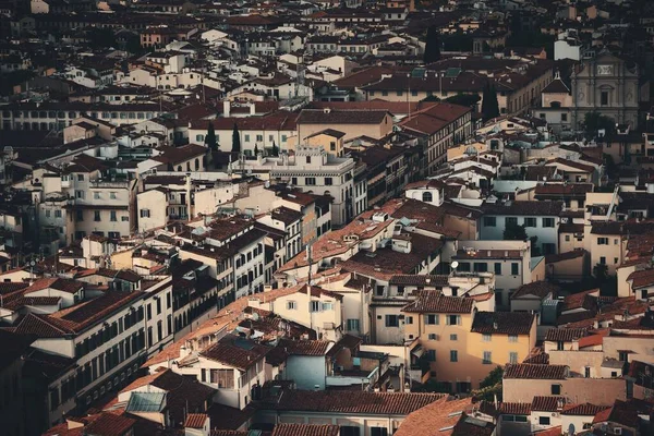 Floransa eski binanın çatı — Stok fotoğraf