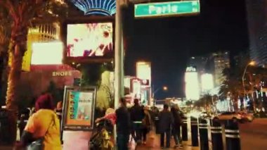Las Vegas Strip Caddesi gecesi
