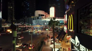 Las Vegas Strip Caddesi gecesi