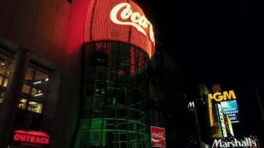 Las Vegas Strip Caddesi gecesi