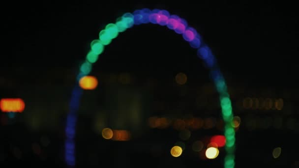 Las Vegas Strip Bokeh — Stockvideo