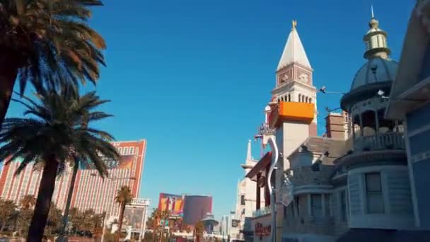 Las Vegas Strip Venetian Hotel Casino — Video Stock