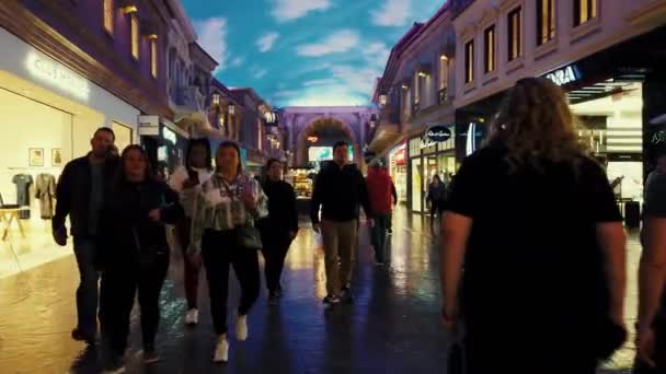 Caesars Palace Las Vegas Hotel och Casino interiör — Stockvideo