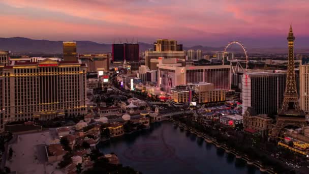 Las Vegas Strip timelapse — Wideo stockowe