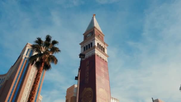 Las Vegas Strip Venetian Hotel Casino — Video Stock