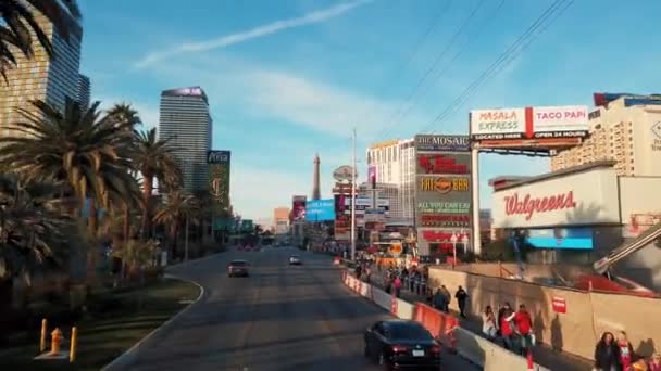Las Vegas Strip otobüs turu — Stok video