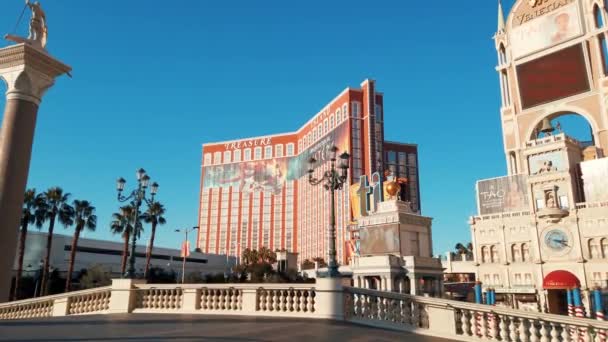 Las Vegas Strip Venetian Hotel Casino — Video Stock
