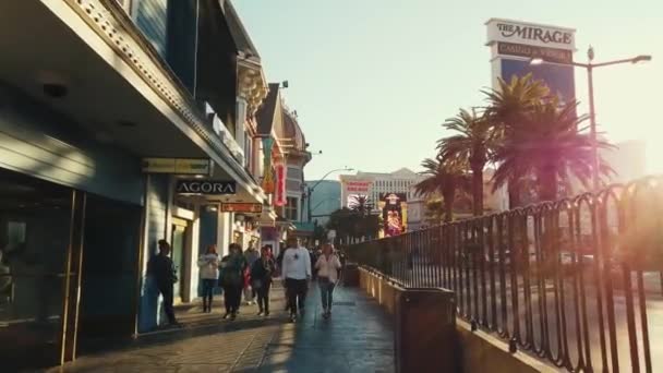 Las Vegas Strip Venetian Hotel Casino — Vídeo de stock