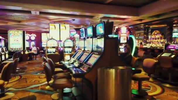 Las Vegas hotell interiör vy — Stockvideo