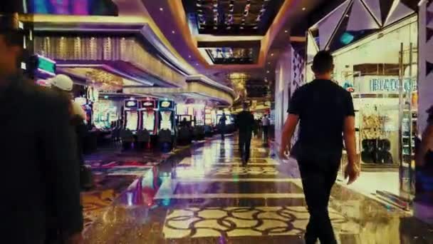 Las Vegas hotel interior view — 비디오