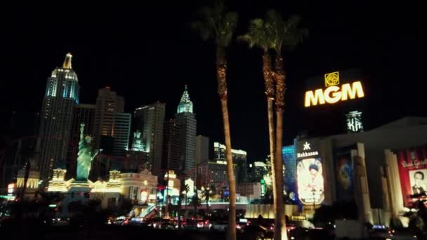 Las Vegas New York-New York Hotel och Casino — Stockvideo