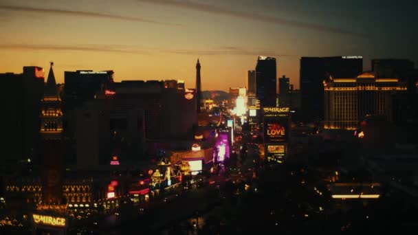 Las Vegas tira — Vídeo de stock