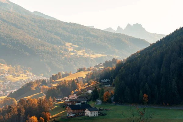 Dolomiten Sonnenaufgang Natürliche Landschaft Norditalien — Stockfoto