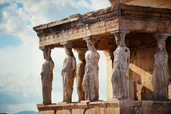 Temple Erechtheion Acropole Athènes Grèce — Photo