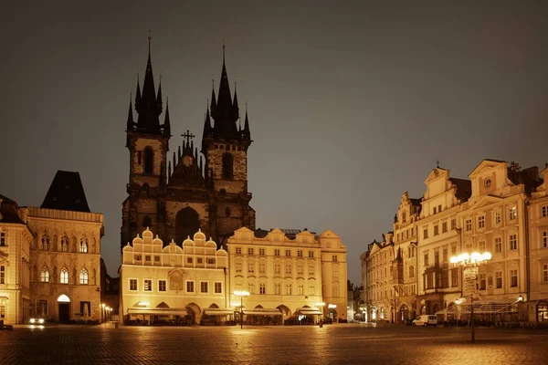 Igreja Nossa Senhora Praça Cidade Velha Praga República Checa — Fotografia de Stock