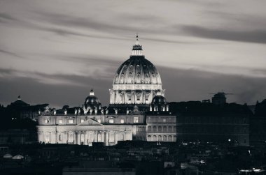 Vatikan Şehri St. Peters Bazilikası. 
