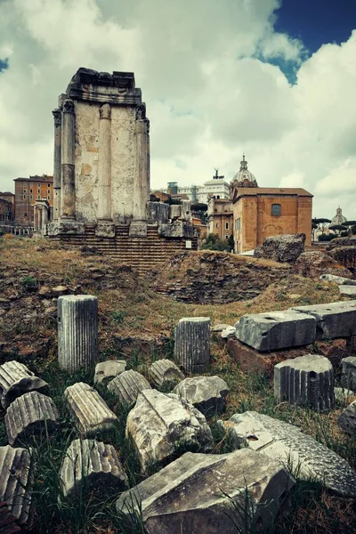 Rome Forum Ruins Historical Buildings Italy — Stock Photo, Image