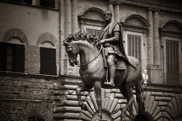 Статуя Короля Жуао Площади Фигейроа Флоренции Италия — стоковое фото