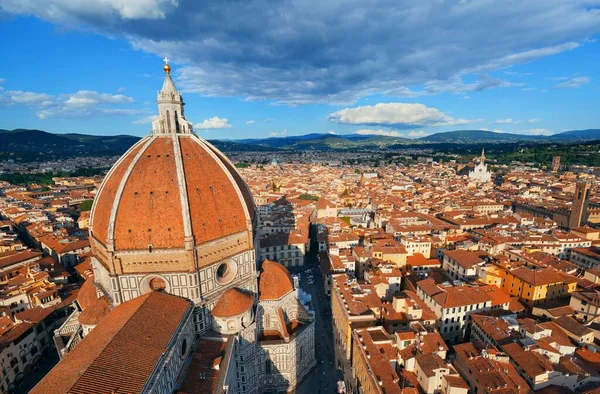 Duomo Santa Maria Del Fiore Florença Itália Visto Alto Torre — Fotografia de Stock