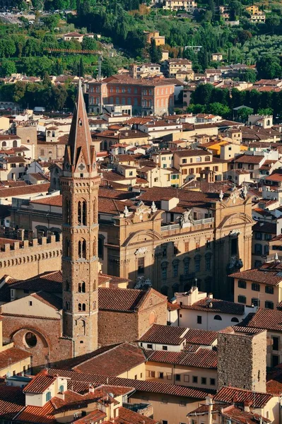 Střechy Starých Budov Florencii Itálii — Stock fotografie