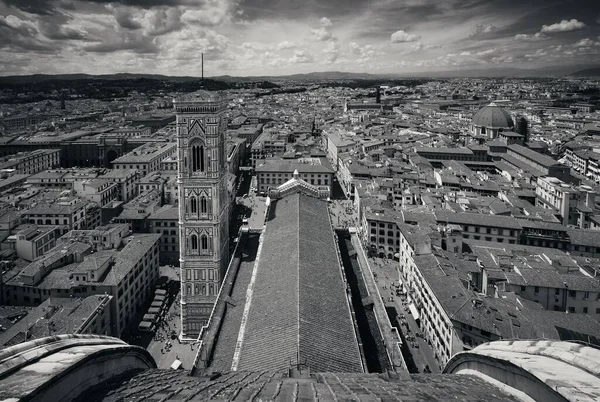 Campanile Skyline Della Città Vista Dalla Cima Della Cupola Duomo — Foto Stock