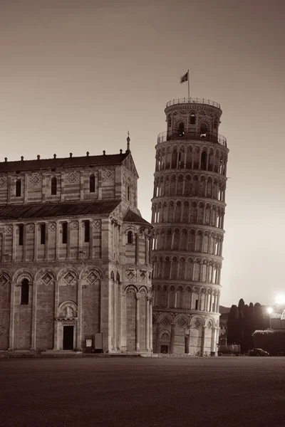 Torre Inclinada Pisa Italia Como Hito Mundialmente Conocido — Foto de Stock