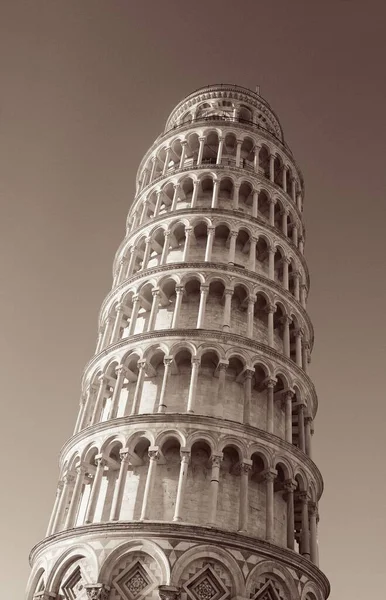 Scheve Toren Pisa Italië Als Wereldwijd Bekende Bezienswaardigheid — Stockfoto