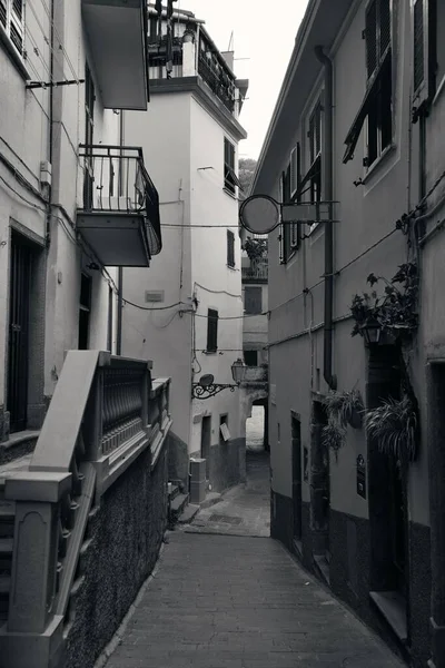 Typický Pohled Uličky Riomaggiore Cinque Terre Itálie — Stock fotografie