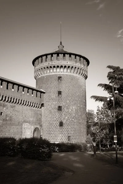 Замок Сфорца Мілані Італія — стокове фото