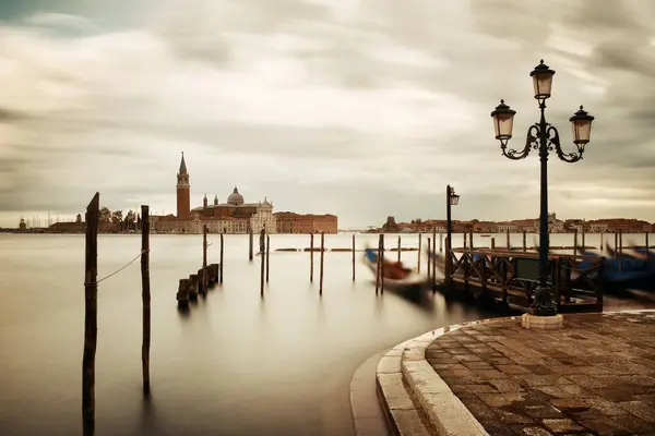 Parque Góndola Agua San Giorgio Maggiore Isla Venecia Italia — Foto de Stock