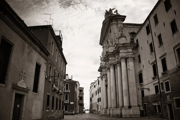 Vista Sul Cortile Con Edifici Storici Chiesa Venezia — Foto Stock