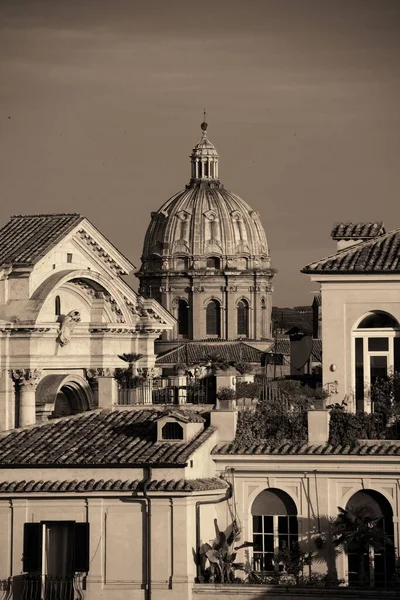 Rooftop View Rome Historic Architecture City Skyline Италия — стоковое фото