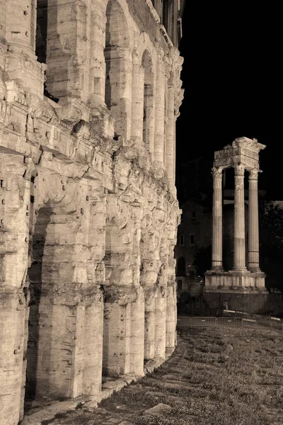 Marcellos Theater Met Historische Ruïnes Rome Italië — Stockfoto