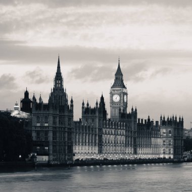 Londra 'da Westminster' da Parlamento Binası.