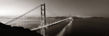 Sabah erkenden San Francisco 'daki Golden Gate Köprüsü
