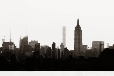 Tarihi mimarisi olan New York Şehri şehir merkezi şehir manzarası 
