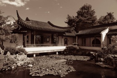 Vancouver, Kanada 'da Sun Yat-Sen Bahçesi