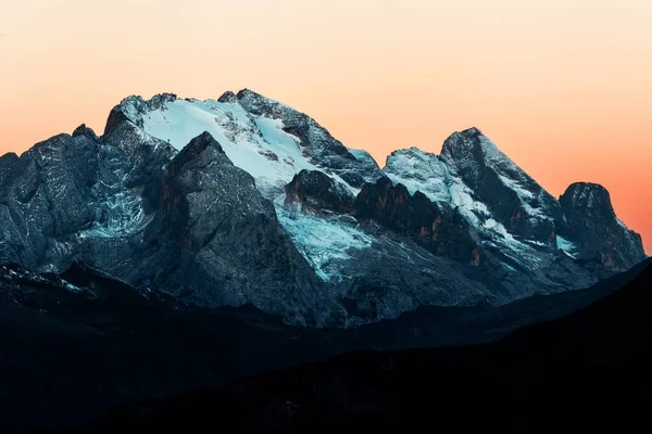 Montagna Naturale Delle Dolomiti Nel Nord Italia — Foto Stock