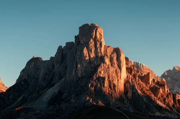 Montagna Naturale Delle Dolomiti Nel Nord Italia — Foto Stock
