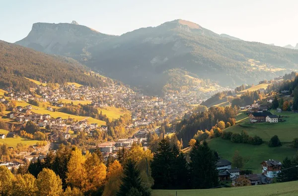 Dorf Den Dolomiten Tal Norditalien — Stockfoto