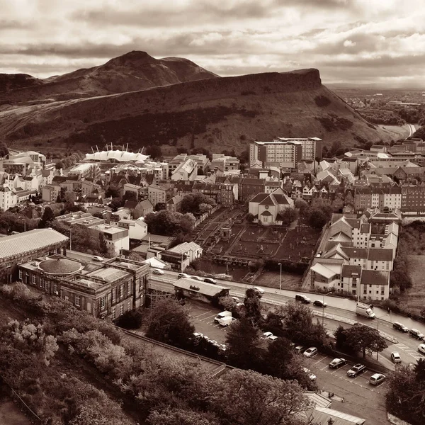 Die Skyline Von Edinburgh Vom Calton Hill Aus Gesehen Großbritannien — Stockfoto