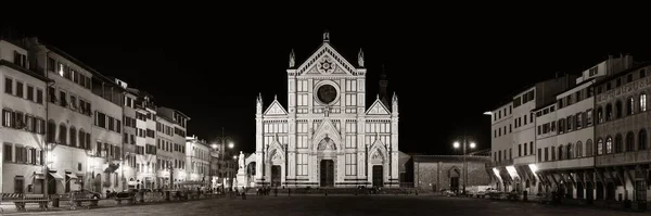 Basilica Santa Croce Känd Som Temple Italian Glories Och Begravningsplatsen — Stockfoto