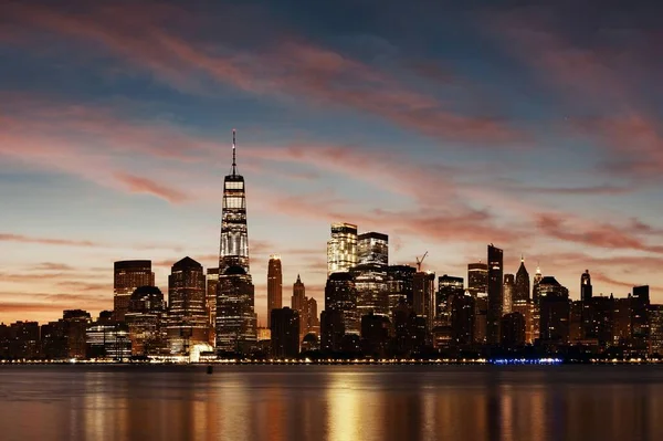 Городской Пейзаж Нью Йорка Исторической Архитектурой — стоковое фото