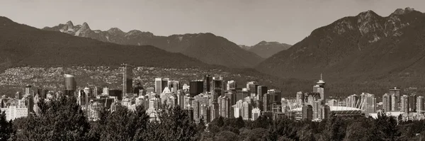 Vancouver Centrum Met Hoge Bergen — Stockfoto