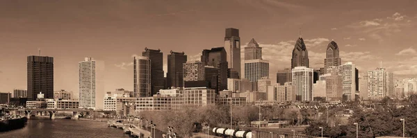 Skyline Filadelfia Con Architettura Urbana — Foto Stock