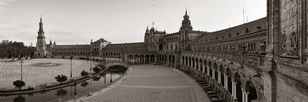 Plaza Espana Espagne Vue Rapprochée Place Séville Espagne — Photo