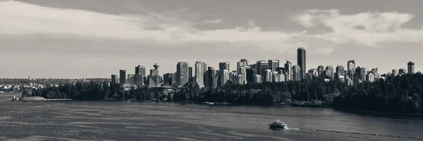 Панорама Міста Ванкувер Гори — стокове фото
